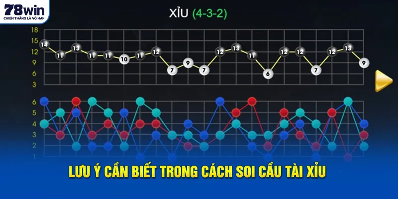 Những lưu ý khi áp dụng cách soi cầu Tài xỉu